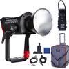 Aputure LS 600D 600W LED (V-Mount) 100,000+ Lux con HyperReflector e diversi metodi di controllo per YouTube Studio, registrazioni video, giochi, streaming, trasmissione