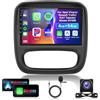 VECHTEL 4G 64G VECHTEL 9Autoradio Bluetooth per Opel Vivaro B/Renault Trafic/Fiat Talento/Nissan NV300 Carplay Android Auto,DSP EQ,1280 * 720,Wifi GPS Navi,Mirror link,RDS/FM Radio 2 din con Retrocamera AHD