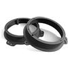 Audioproject A312 - Anelli per altoparlanti autoradio compatibili con Audi A3 dal 2003 - A4 dal 2002 - Toyota Yaris dal 1999 Mercedes Classe C E W211-165 mm