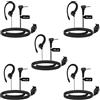 HYS Auricolare a 1 pin compatibile con Motorola TLKR-T60 T61 T62 T80 T81 T82 T-92 H2O T80 Extreme T82 Extreme, auricolare PTT con microfono (1)