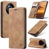 SLWYF Cover Compatible con Realme 11 Pro/Realme 11 Pro Plus, Retro Flip Caso in PU Pelle Premium Portafoglio Custodia Resistente Protezione Chiusura Magnetica Case per Realme 11 Pro Plus - Marrone