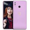 POUHYE Cover per Huawei P20 Lite Custodia Originale, Gomma Gel di Silicone Liquida Cover con Protezione Fotocamera, Morbida Sottile e Antiurto AntiGraffio Case con Motivo a Amore Cuore Viola