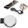 Twelve South Butterfly 2 in 1 Caricabatterie wireless compatto pieghevole con adattatore da viaggio, ricarica MagSafe Duo da 15 W per iPhone, Airpods e Apple Watch