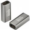 HTGuoji Accoppiatore USB C da 80 Gbps, adattatore PD 240 W tipo C femmina a femmina, supporta display video 8K a 60Hz per Thunderbolt 5/4/3, MacBook Pro/Air, iPad, laptop, telefoni (2 pezzi)