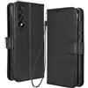 RonRun RonRon Cover OnePlus Nord 5 Libro, Flip Custodia Portafoglioin Pelle, Antiurto case per OnePlus Nord 5, Nero