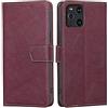 RankOne Cover per OPPO Find X3 Pro (6.7 Inches), Custodia Flip Pelle Portafoglio, Magnetica Libro Bumper Cover Case - Rosso