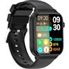 Marsyu 2025 Nuovo Smartwatch Uomo Donna con,1,96 HD DisplayOrologio Fitness con Funzione Chiamata Bluetooth, Pulsante SOS, IP68 per iOS Android