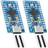 APKLVSR Modulo Pro Micro con chip 32u4, Pro Micro 5 V/16 MHz, con interfaccia USB di tipo C, compatibile con Arduino pro Micro (2 pezzi)