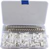 HALJIA 560PCS 2.54 mm filo e alloggiamento maschio/femmina pin Head kit connettore adattatore connettore a crimpare PCB pin intestazioni set per DuPont