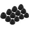 Okuli 12 x Gommini Auricolari in Silicone Ricambio per Samsung Galaxy Buds 1 Auricolari Cuffie in Nero