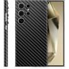 TF Skins Skin Adatta per Samsung Galaxy S24, S24 Plus, Ultra. Adesivo Posteriore e Laterale per la Protezione (Nero Carbonio, Galaxy Ultra)