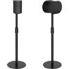 PEGZONE Supporto per altoparlante regolabile in altezza, compatibile con SONOS Era 300 ed Era 100, supporto da pavimento fino a 108 cm, con gestione dei cavi, supporto per altoparlante, nero