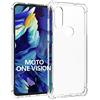 SCL Cover Moto One Vision Cover Motorola Moto One Vision Case, Morbido e Resistente All'usura e ai graffi, Paraurti Anti-collisione, Trasparente Custodia in TPU-HD Chiaro, per Motorola One Vision