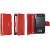 caseroxx custodia per Dexcom G7 / ONE+, Bookstyle-Case Custodia protettiva book cover per smartphone in colore rosso