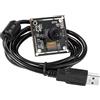 Arducam Telecamera USB monoglobale da 120 fps, modulo webcam UVC 720P OV9281 con lente M12 a bassa distorsione senza microfoni, per computer, laptop, Android e Raspberry Pi