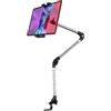 woleyi Supporto Tablet Camion Pavimento, Reggi iPad Auto Bullone del Sedile con Braccio Lungo in Metallo, Porta Macchina Seat Rotaia per iPad Pro Air Mini, Galaxy, iPhone 4-13 Cellulare & Tablet