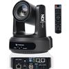 TONGVEO NDI AI Auto-Tracking IP PTZ Camera SDI/HDMI/USB3.0/LAN PoE 30X Optical + 16X Digital Zoom 1080P 60fps per Live Streaming Chiesa Servizi Istruzione Videoconferenza con OBS vMix e altro