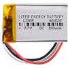 Liter energy battery Batteria 3 cavi 401525 LiPo 3.7V 120mAh 0.444Wh 1S 5C Liter Energy Battery Ricaricabile con PCM termistore NTC Smartwatch Elettronica - Non adatto per Radiocomando 27x15x4mm (3P|120mAh|401525)
