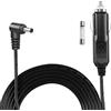 QIANRENON IANRENON 12V-24V 2A DC 3,5mm x 1,35mm Cavo caricabatteria da auto accendisigari a 90 gradi DC cavo di alimentazione auto, 2 m (6,6 piedi)