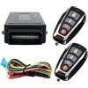 Riloer Dispositivo di allarme antifurto per auto, allarme localizzato remoto Riloer 60-100 metri, con scatola di controllo + 2 telecomandi di chiusura centralizzata dell'auto sostitutivi