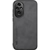 Kepuch Silklike Cover per Honor 200 Pro - Custodia Case Piastra Metallica Incorporata - Nero