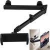 Daelesr Supporto Tablet Auto Posteriore, 360° Rotazione Supporto Tablet Auto, Pieghevole Estensibile Porta tablet da auto Poggiatesta, Porta Cellulare auto In Alluminio per 4-12,9 pollici