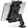 JUBORUI Porta Tablet da Auto, Supporto Tablet Camion Forata Heavy Duty per Cruscotto, Supporto Table t Muro per iPad Pro Air Mini, 4,7-13,5 Tablets