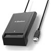 Elexlinco Lettore Smart Card Firma Digitale, Elexlinco Lettore Smart Card Con Cavo di Prolunga Dati da 2 Piedi, per I'identificazione Personale Sui Siti Web, Compatibile con Windows 8/10/11,Mac OS 10/11