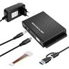Gbformat Adattatore USB3.1 IDE e SATA, 6Gbps USB3.1 a SATA IDE Adattatore per Disco Rigido ConvertitoreSATA&IDEper Unità HDD o SSD da 2,5 e 3,5 Pollici, CD-ROM, CD-RW, DVD-RW