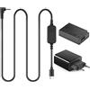 Raeisusp ACK-E17 Cavo USB TYPE-C DR-E17 Batteria fittizia LP-E17 Adattatore PD per Canon EOS M3 M5 M6 M6 Mark II Fotocamera digitale mirrorless