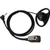 UAYESOK 1 Pin 2,5 mm Cuffie di Sicurezza Walkie Talkie D con Microfono per Motorola Talkabout TLKR T61 T62 T80 T81 T82 T92 Cobra Radio (1 pezzo)