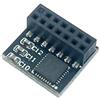 HSSDTECH TPM 2.0 SPI 14pin SLB9670 Modulo di Sicurezza per ASUS Prime B650 / B650M / B650EM, Prime B650-PLUS / B650EM-A / B650M-F-CSM / B650M-A AX6 Mainboard Security Module GC-TPM 2.0