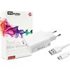 TPC Mobile Caricatore di rete 18 W ricarica rapida 3.0 + cavo USB-C, per Xiaomi Redmi 9, 9T, Note 8, 8T, Note 9, 9S, 9T, Mi 9 Lite, Poco M3
