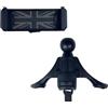 MCOAORN Supporto per telefono da auto, per Mini Cooper R56 R55 R57 R58 R59 R60 R61 presa circolatoria per iPhone e smartphone (nero Union Jack)