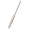 Ringke Silicone Drafting Grip Holder Compatibile con Cover Apple Pencil USB-C/Pro / 2/1, Portapenne Ergonomico Antiscivolo in Silicone Morbido - Pink Sand