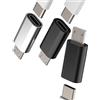 HOYULLI Adattatore USB C a Micro USB Maschio (Set di 3) Connettore Tipo C Femmina Cavo Compatibile con Samsung Galaxy Convertitore Presa di Alimentazione Trasferimento Foto E Dati