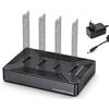 CISSIYOG M.2 NVME SATA SSD Docking Station, USB 3.2 Gen 2 10Gbps M2 SSD Docking station per M-Key B+M Key, 4 dischi rigidi Bay per 2230 2242 2260 2280 SSD, adattatore per dischi rigidi in alluminio