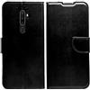 KEJI Cover Custodia per Oppo A9 2020, Oppo A5 2020, Cover Custodiaa Libro in Pelle Portafoglio con Supporto Flip Caso Supporto Stand Chiusura Magnetica Oppo A9 2020, Oppo A5 2020, Elegante (NERO)