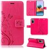 betterfon Custodia per Xiaomi Redmi Note 10 Pro, Custodia Redmi Note 10 Pro Flip Case Custodia a portafoglio con [Slot Carte ] [Qualità TPU] Compatibile con Xiaomi Redmi Note 10 Pro Rosa