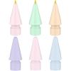 FAFALITHIC 6 Pezzi Punte (2Rosa/Viola/Azzurro/Verde/Giallo)
