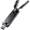 biaze Adattatore Wireless WiFi 6E 5400 Mbps USB 3.0 - Adattatore WiFi dual band gaming per PC e laptop, scheda di rete WiFi 6E con antenna esterna (WiFi6E 5400 Mbit/s)
