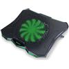ENHANCE Supporto di Raffreddamento per Laptop da Gioco - Base di Raffreddamento con 7 Impostazioni di Altezza, Doppia Porta USB per Dispositivi Fino a 17 Polici - 1 Ventola LED Silenziosa 800 Giri/min