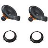 Superauto hi-fi Hertz DSK 165 dsk165.3 Altoparlanti 2 vie + supporti casse Compatibile con FIAT PANDA DAL 2003 Anteriore 165 cm