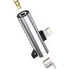 Kefiany Adattatore per cuffie iPhone da 3,5 mm a jack Lightning (2 in 1) cavo di ricarica AUX alimentatore di rete Fast Charger Splitter per Apple MFI certificato caricabatterie rapido per 14 13 12 11 Pro Max