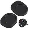 Tuwonwa 2PCS Magnetico Caricatore per Orologio, Cavo di Ricarica USB Type C Compatibile con Smartwatch, Stazione di Caricatore Rapido Portatile con Protezione Integrata, Accessori Universali (Nero)