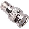 Keple BNC a F Connettore, vite di tipo F femmina a spina maschio BNC adattatore jack coassiale RF, cavo coassiale RG6 RG59 accoppiatore, giunzione filo per telecamera CCTV, TV, PAL, adattatore presa DVR