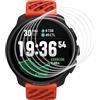 GIOPUEY Pellicola Protettiva per Suunto Race 2, [6 Pezzi] Flessibile TPU Schermo Protezione Pellicola [Extra-Sottile] [Anti-graffio] - Trasparente
