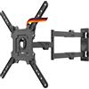 SCHWAIGER 9420 Supporto da parete per TV 23-75 pollici Supporto per TV inclinabile, girevole max. 35 kg max. standard VESA 400x400 nero incl. accessori di montaggio