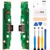 SRJTEK per Motorola Moto G7 Potenza 2019 Connettore Dock Sostituzione per Moto G7 Porta di Ricarica di Alimentazione XT1955 Porta della Cuffia con Microfono/Audio Jack/Antenna Kit di Riparazione di Ricambio