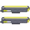 Jhaan TN247 TN243CMYK Toner Compatibili per Brother TN-247 TN243-CMYK Multipack Toner Brother DCP-L3550CDW HL-L3210CW MFC-L3730CDN MFC-L3750CDW HL-L3230CDW HL-L3270CDW (2X Giallo)